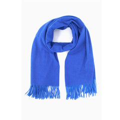 Blanket scarf - royal blue