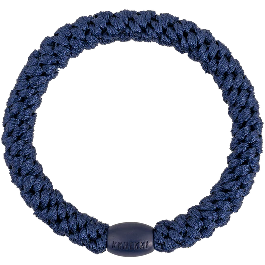 Navy hair tie