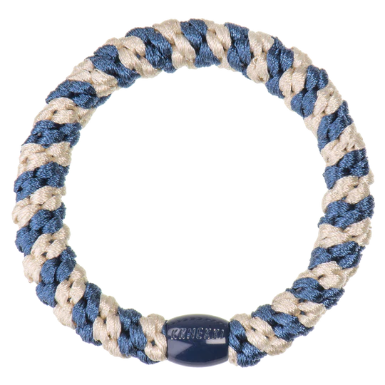 Indigo Ivory hair tie