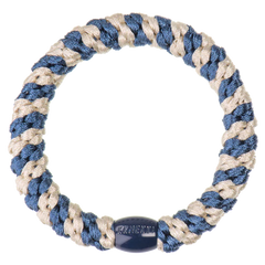 Indigo Ivory hair tie