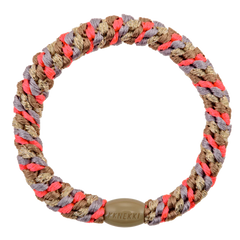 Mix Nougat Neon pink hair tie