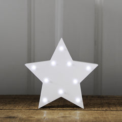 White Star Light Up Letter