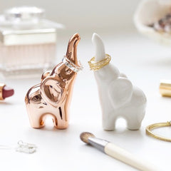 Elephant Ring Holder - white